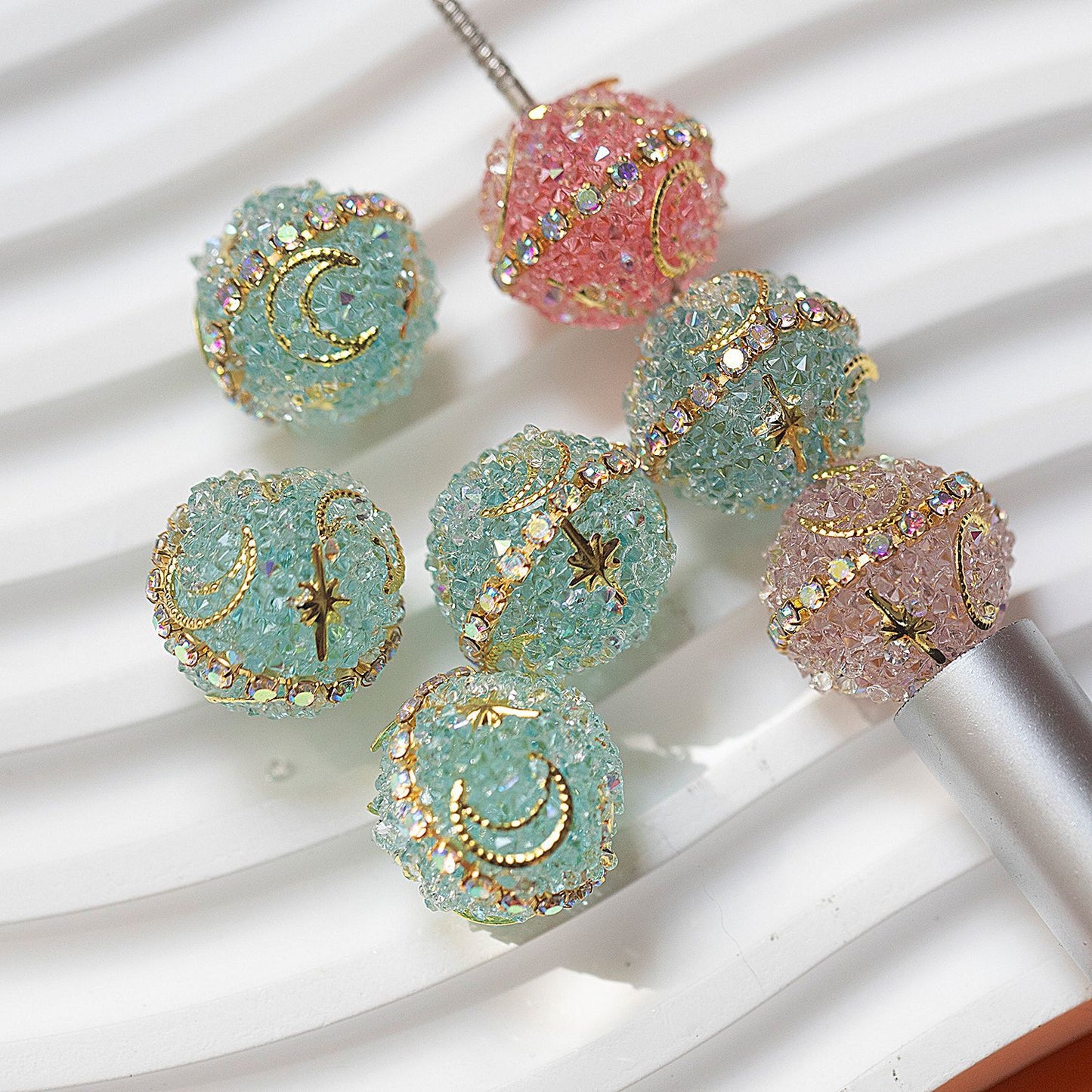 Candy Shape Diamond Ball Pendant