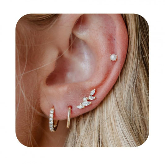 Elegant artificial stud earrings are summer gifts