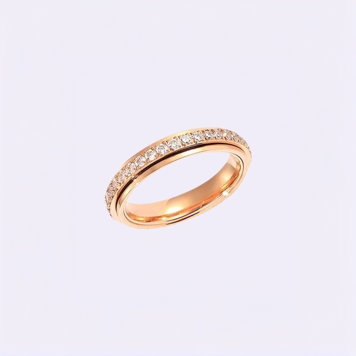 Rotatable stress-relieving rings for women and men, wedding promises, fashionable queuing, daily stacking, outdoor