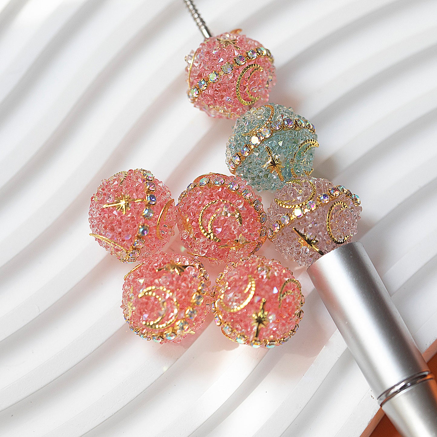 Candy Shape Diamond Ball Pendant