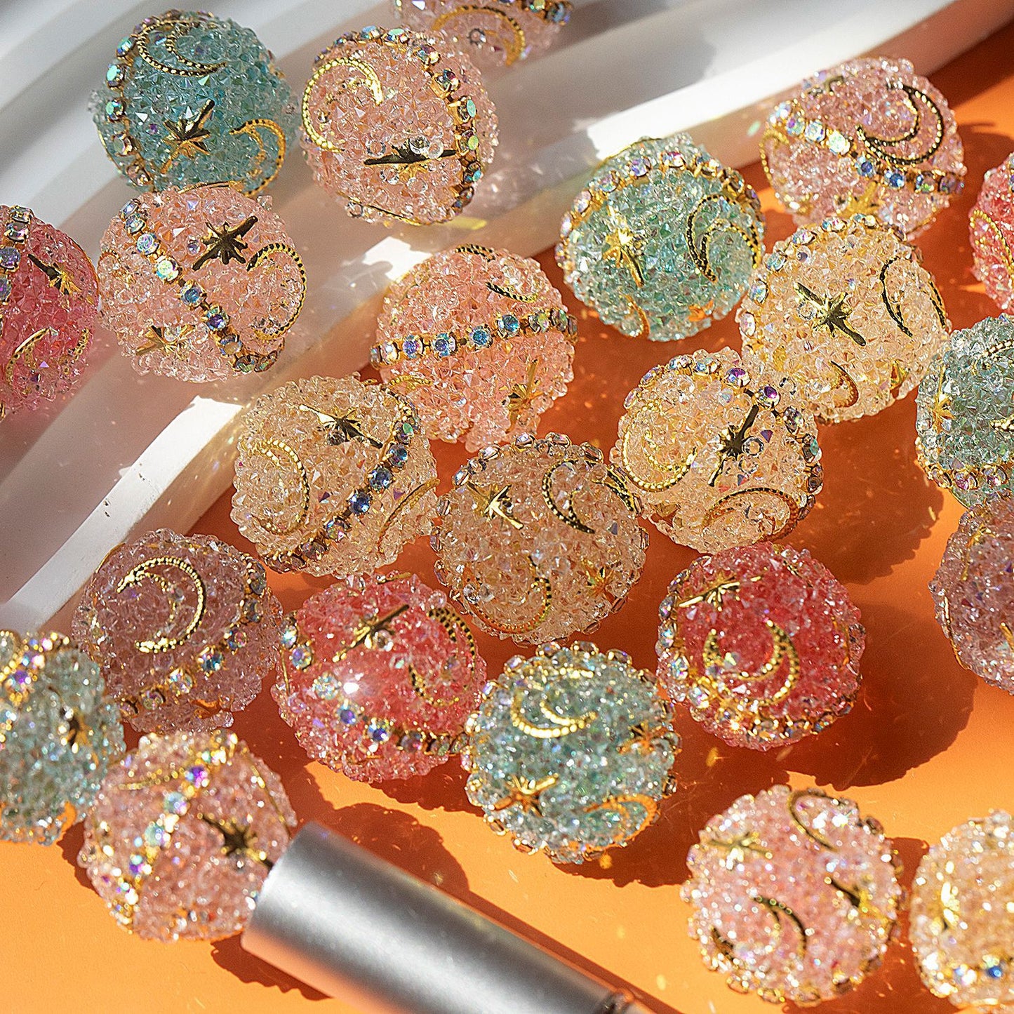 Candy Shape Diamond Ball Pendant