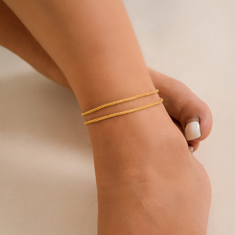 Summer fashion rope chain anklets, beach party jewelry, birthday gifts