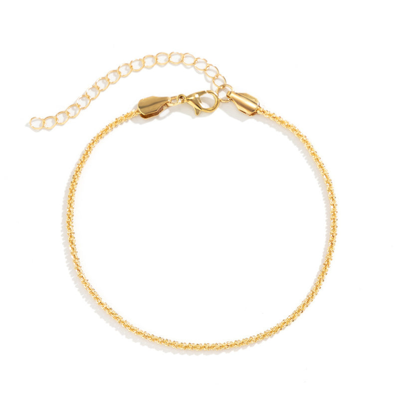 Summer fashion rope chain anklets, beach party jewelry, birthday gifts