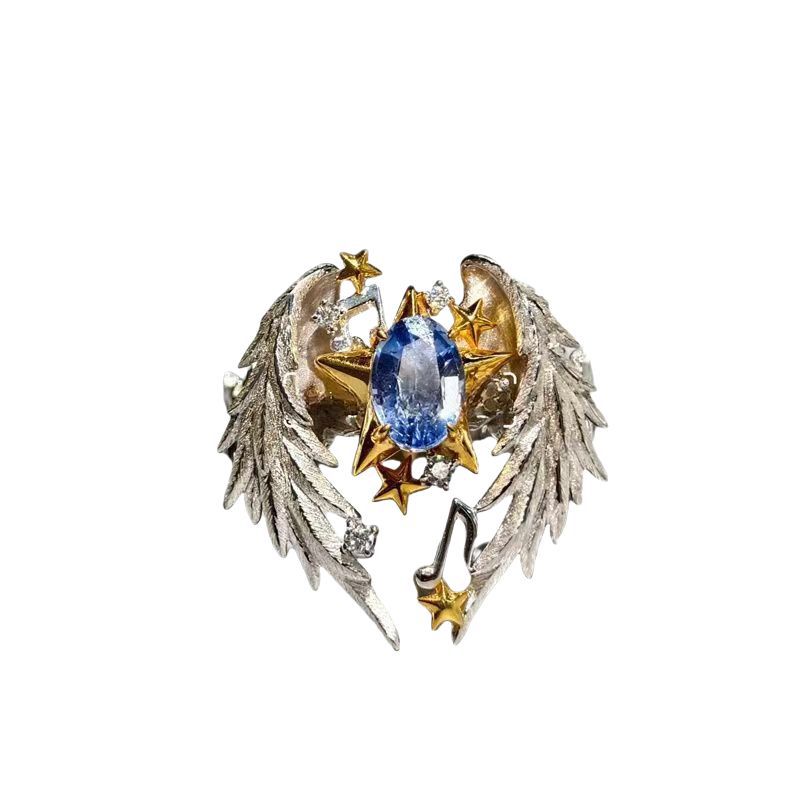 Angel Wings Ring Adjustable Ring