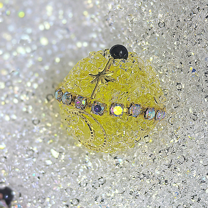 Candy Shape Diamond Ball Pendant