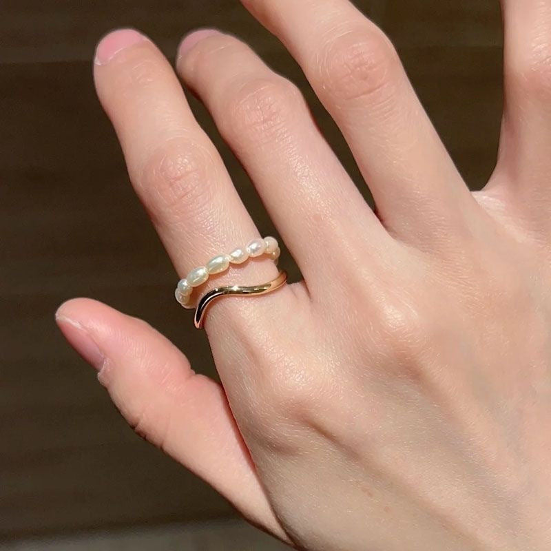 Vintage Jewelry French Retro Exquisite Niche Light Luxury Palace Style High-end Olive Green New Open Ring for Women