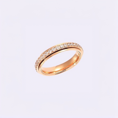 Rotatable stress-relieving rings for women and men, wedding promises, fashionable queuing, daily stacking, outdoor