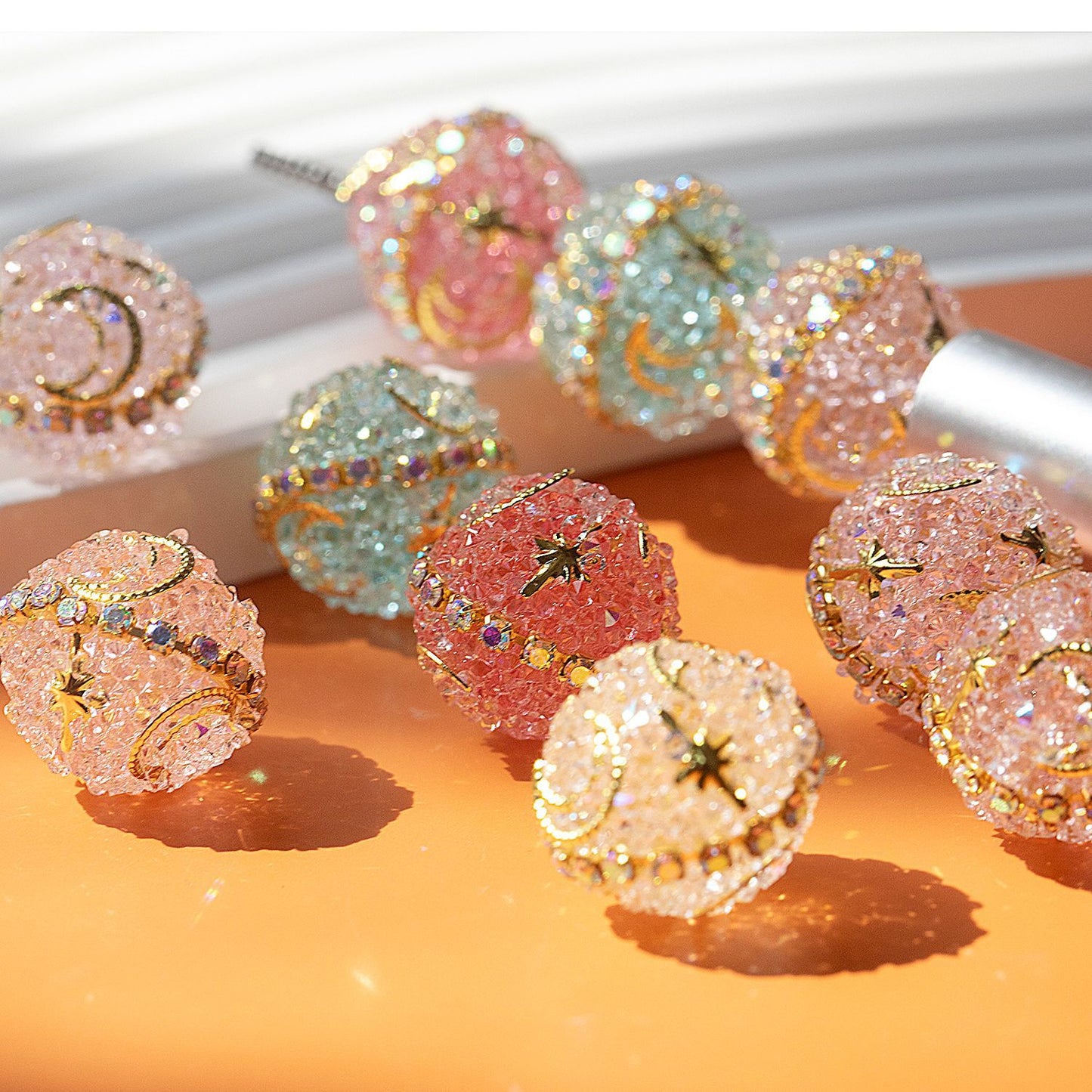Candy Shape Diamond Ball Pendant
