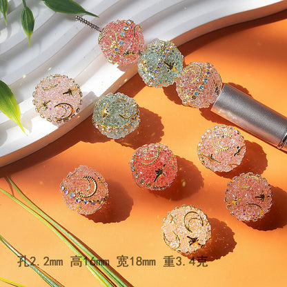 Candy Shape Diamond Ball Pendant