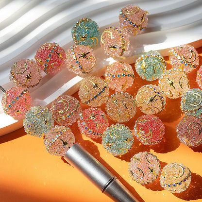 Candy Shape Diamond Ball Pendant