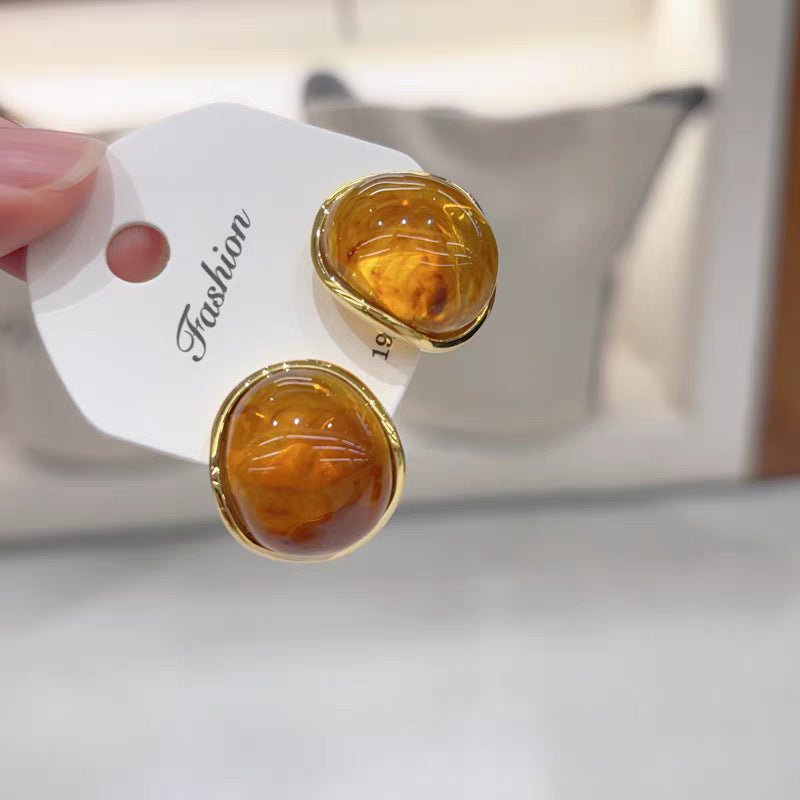 Autumn and Winter New Earrings Niche Design Light Luxury High-end Elegant Earrings