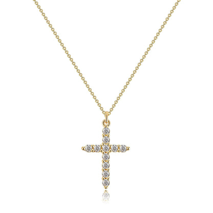 Crown and cross pendant necklaces, Easter necklaces, women and men and girls' daily party clothing, decorations, fashionable jewelry, Mother's Day gifts, outdoor fun