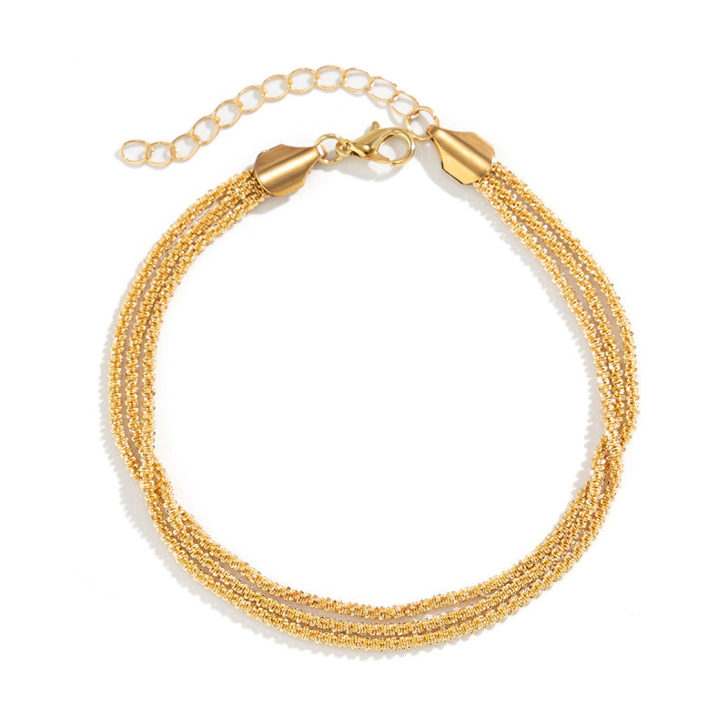 Summer fashion rope chain anklets, beach party jewelry, birthday gifts