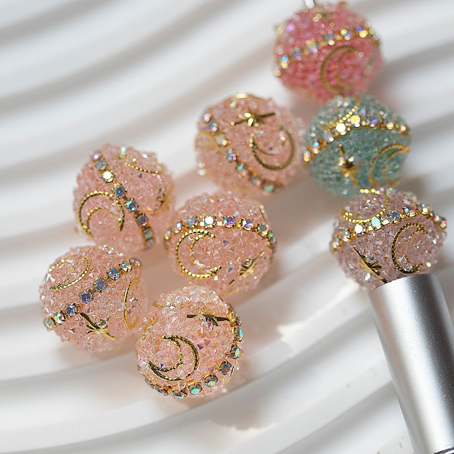 Candy Shape Diamond Ball Pendant