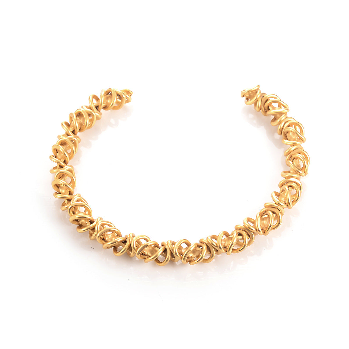 Vintage Hollow Metal Bracelet Medieval Style Personality Women's Bracelet Fashion Geometric Vintage Gold-Plated Versatile Simple Bracelet