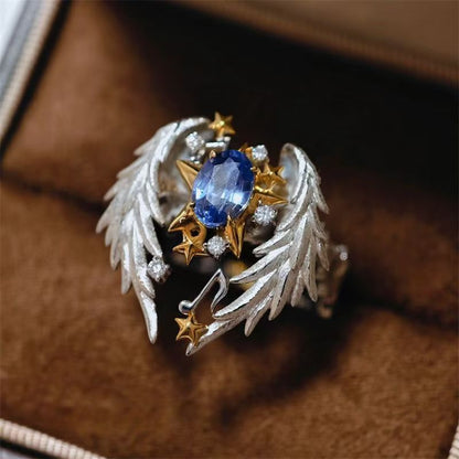 Angel Wings Ring Adjustable Ring