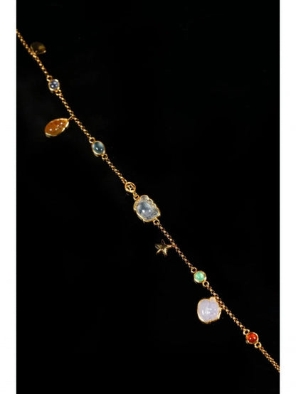 Summer Forest Style Starfish Shell Anklet for Women Ins Small Conch Beach Small Pendant Foot Chain Cute Sweet Accessories