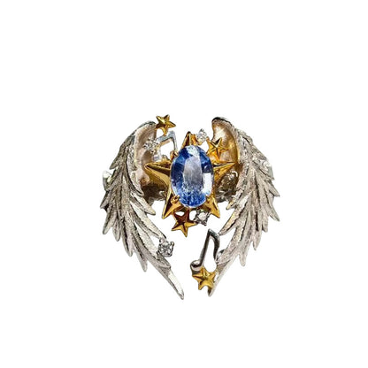 Angel Wings Ring Adjustable Ring